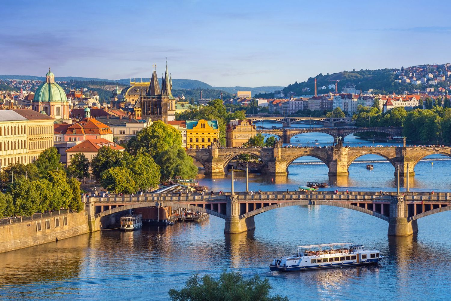 Pont Charles à Prague en République Tchèque