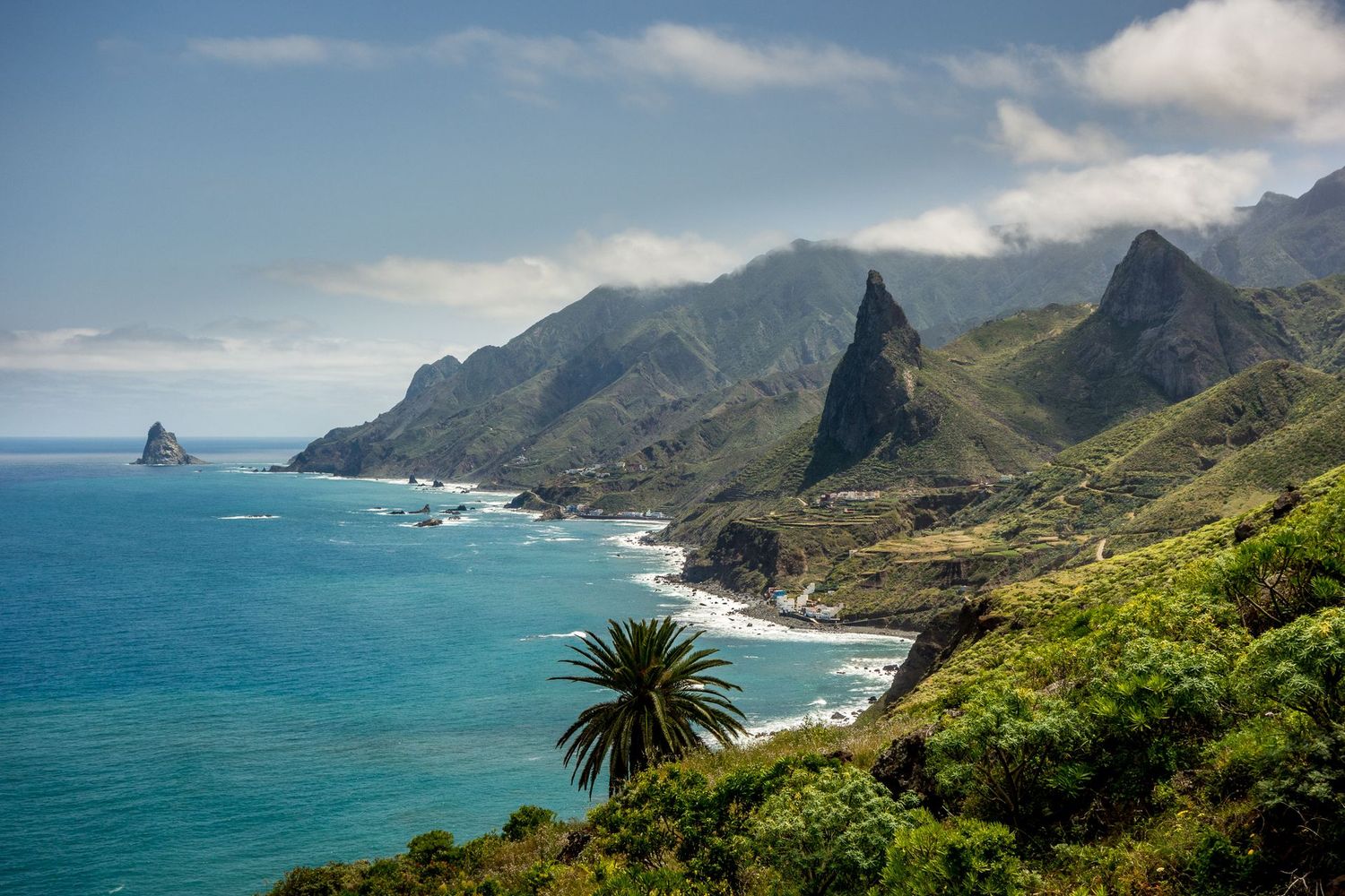 Côte nord de Tenerife aux Iles Canaries