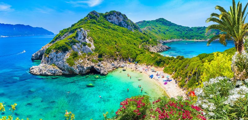 Plage à Corfou