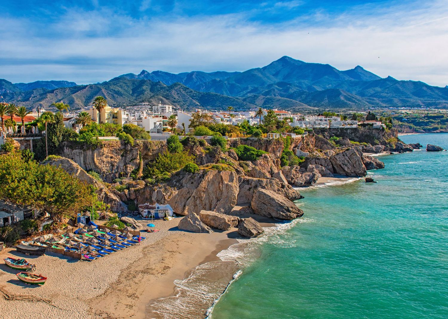 Plage d'Andalousie en Espagne