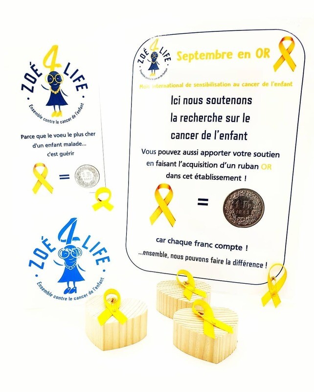 Don à l&#39;association Zoé4life🎗