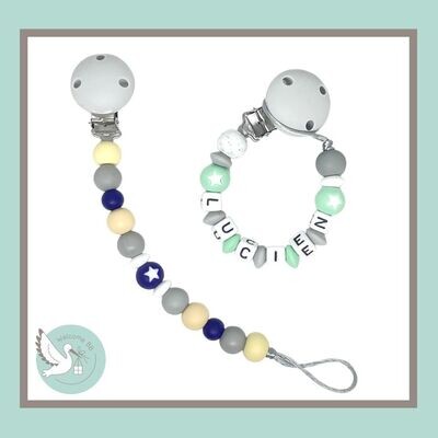 Attache-tétine personnalisée : ETOILE