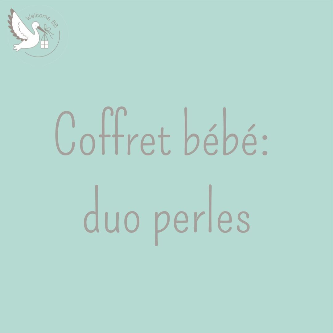 Showroom : Coffret duo perles