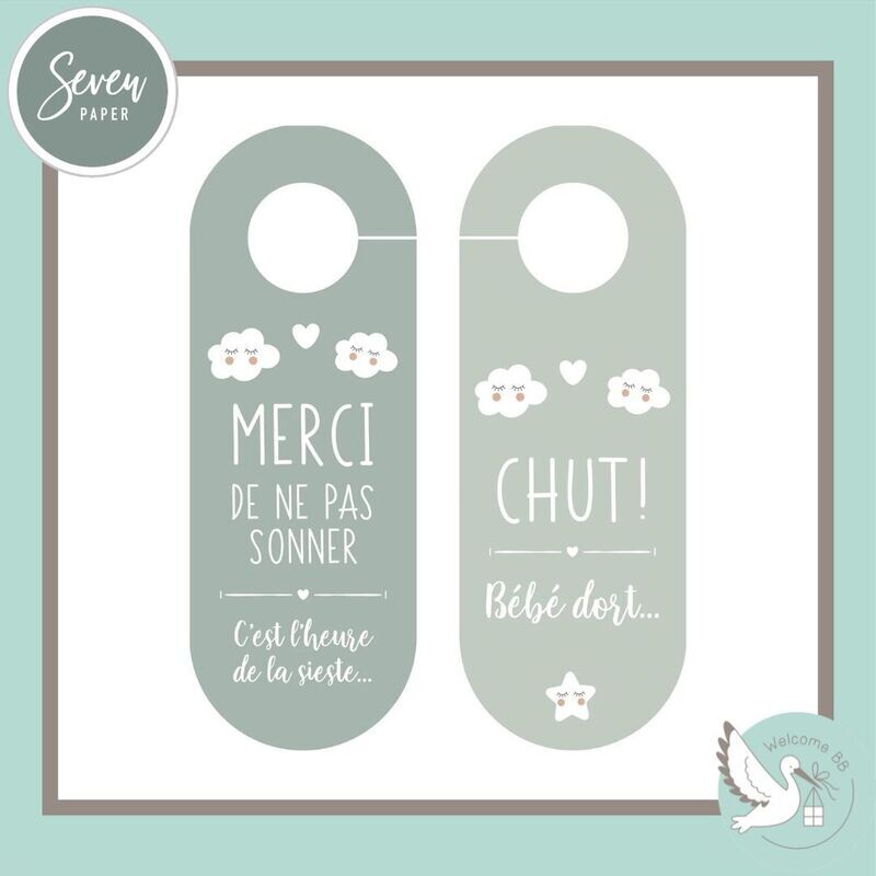 Accroche-porte: vert