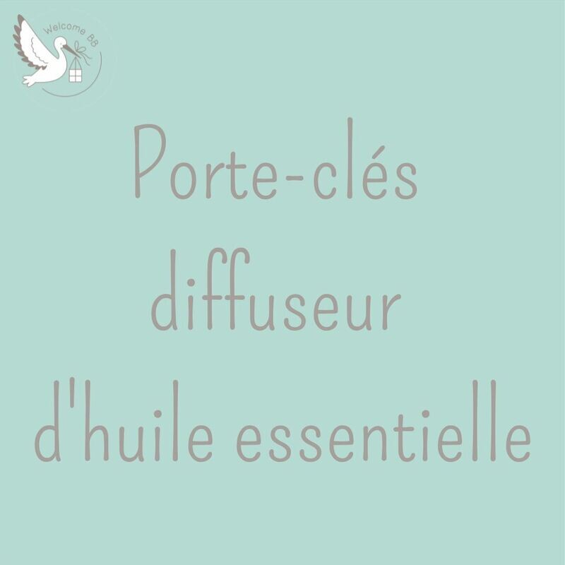 Showroom: Porte-clés diffuseur d&#39;huile essentielle