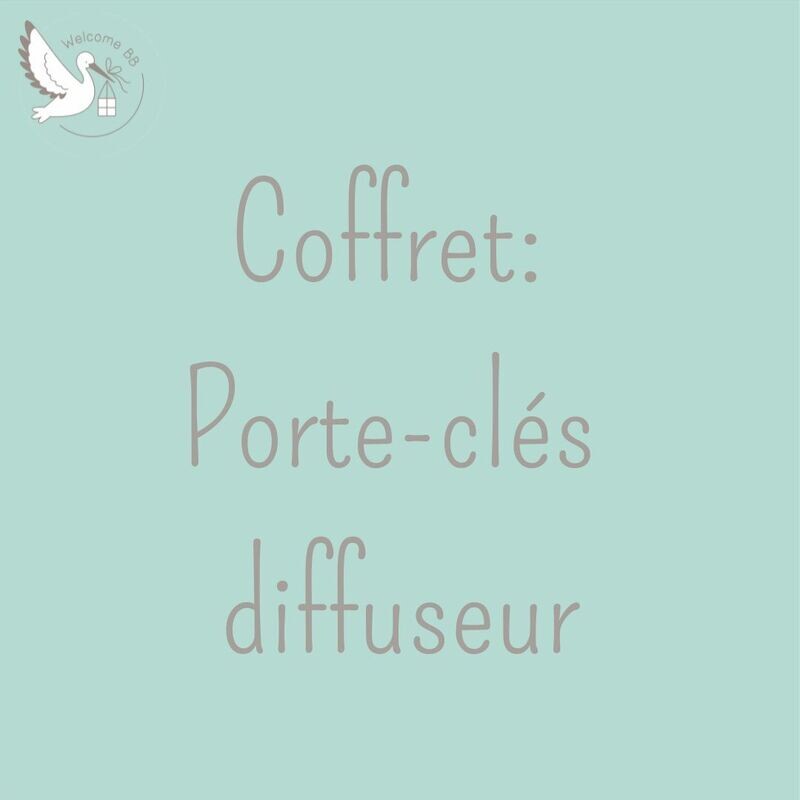Showroom : Coffret porte-clés diffuseur