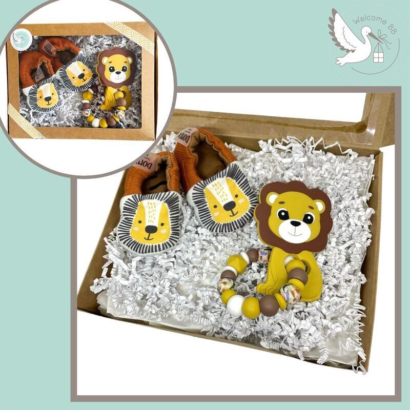 Coffret &quot;P&#39;tits Petons&quot;: Lion