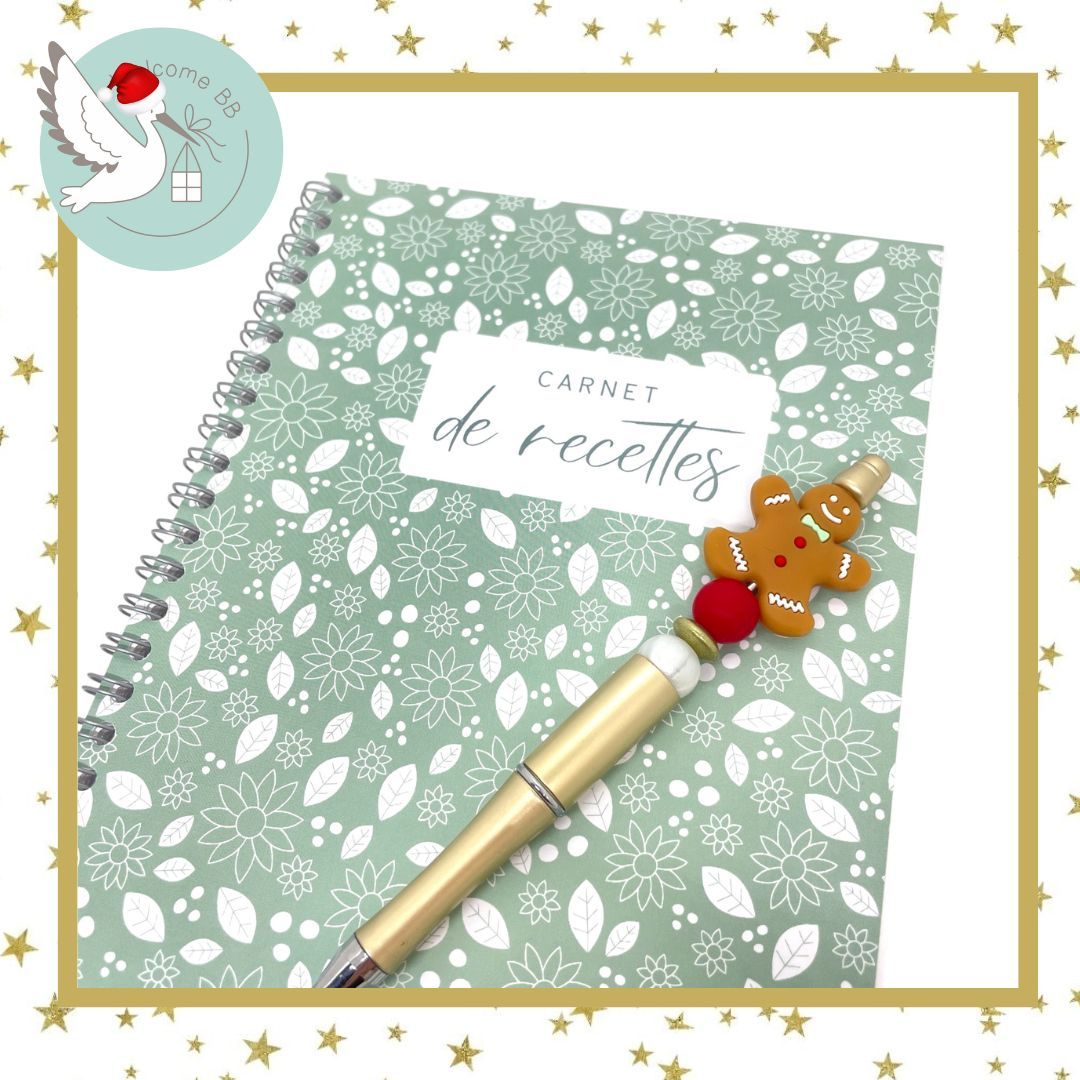 Carnet de recettes vert