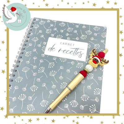 Carnet de recettes bleu