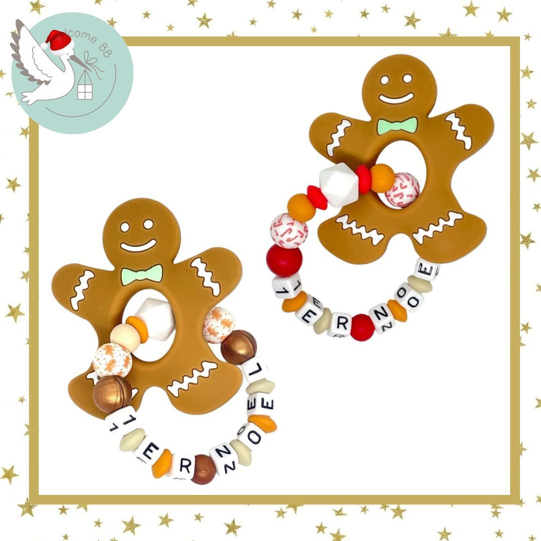 Anneau de dentition  : Bonhomme de pain d&#39;épices