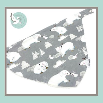 Bavoir: Ours polaire