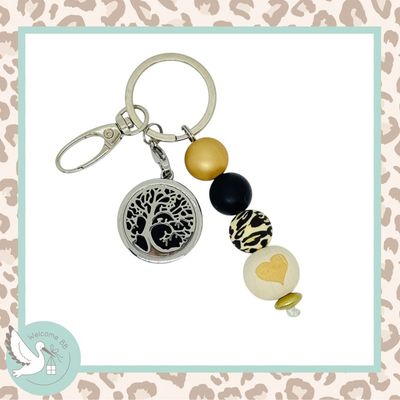 Porte-clés diffuseur : Léopard