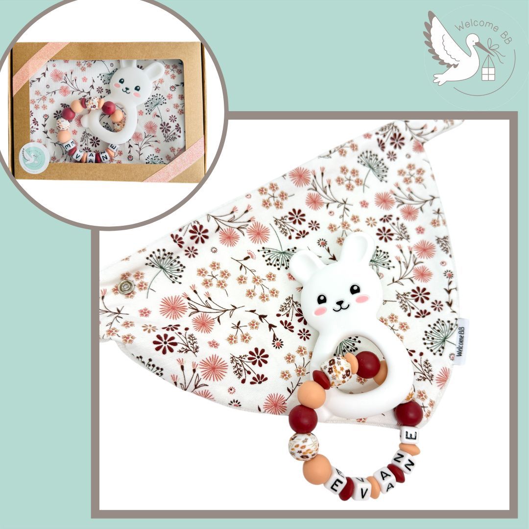 Coffret: Lapin fleuri