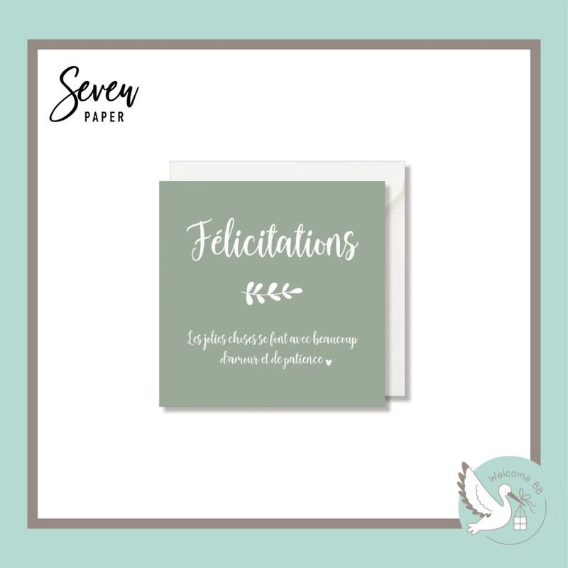 Cartelette : Félicitations