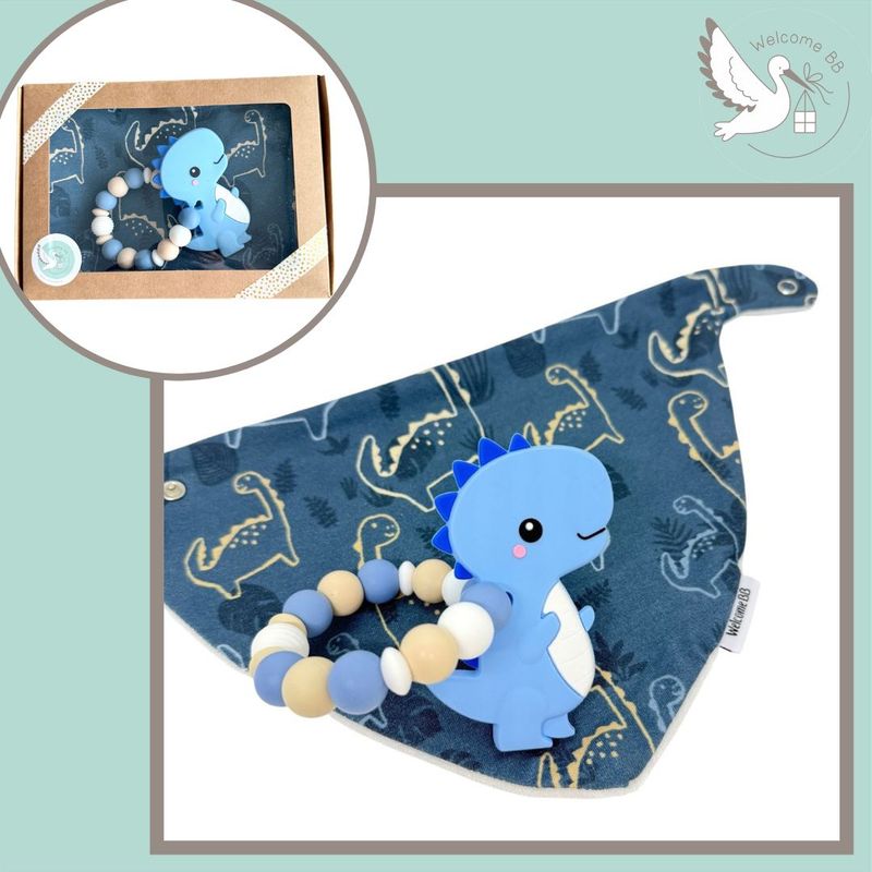 Coffret: Dino bleu