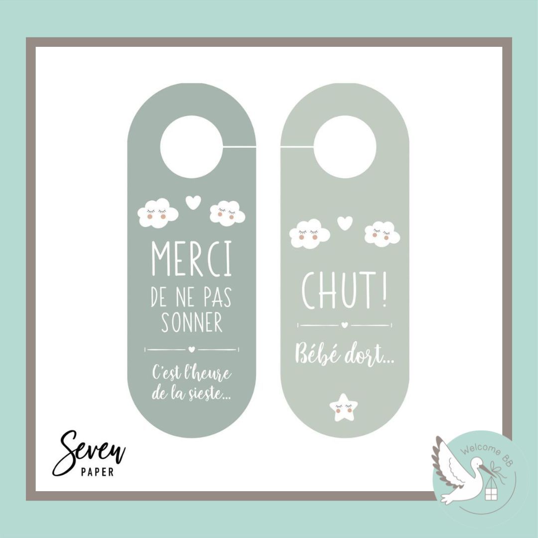 Accroche-porte: vert