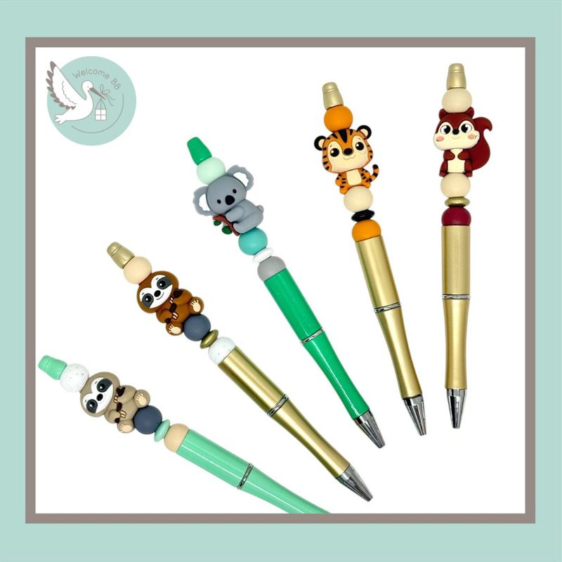 Stylo perles : motif 3D