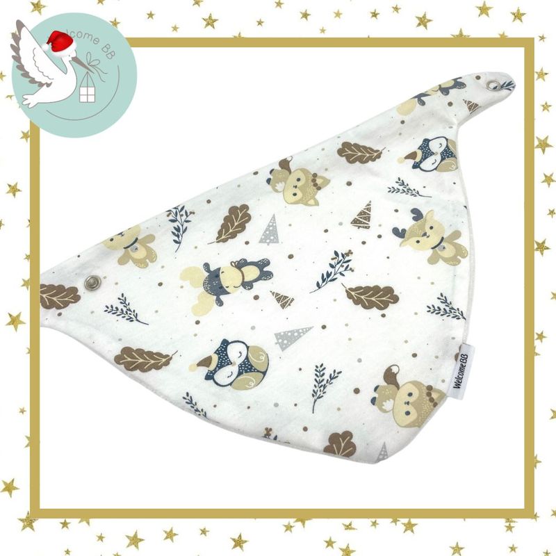 Bavoir: Animaux de la forêt