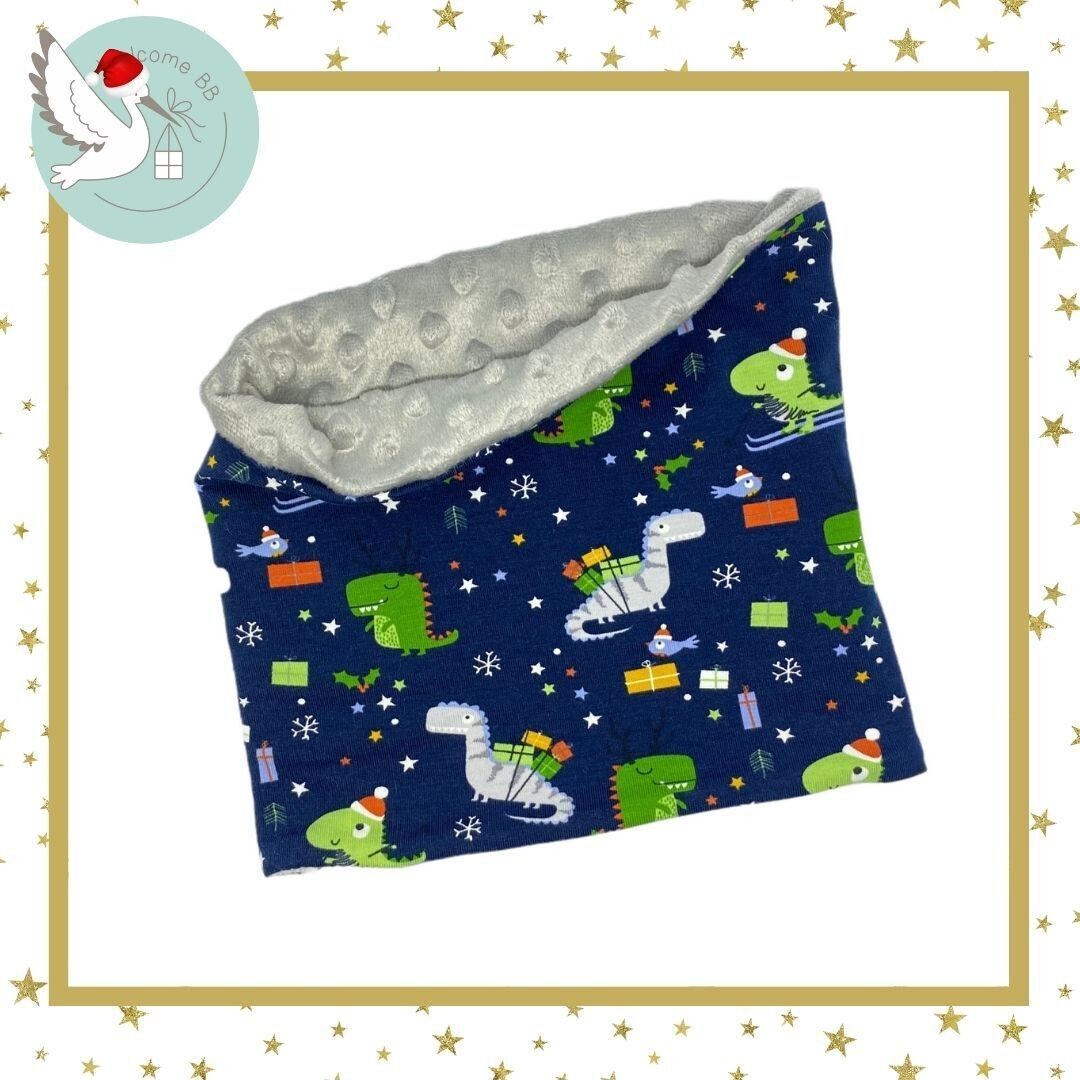 Tour de cou chaud: Dino à ski