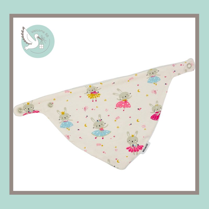 Bavoir: Lapin ballerine