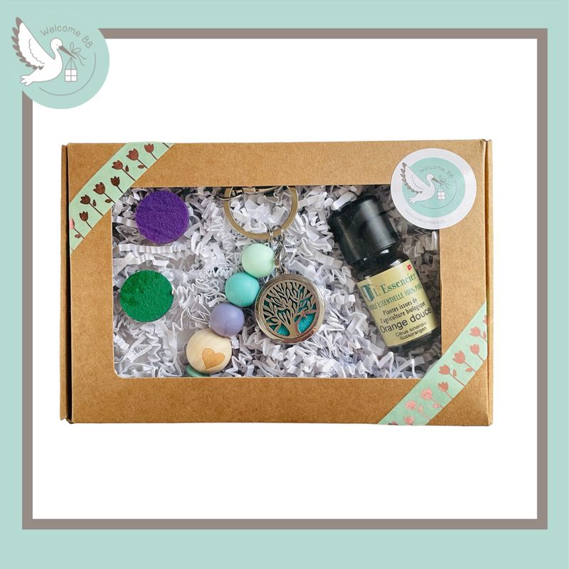 Coffret: Porte-clés diffuseur