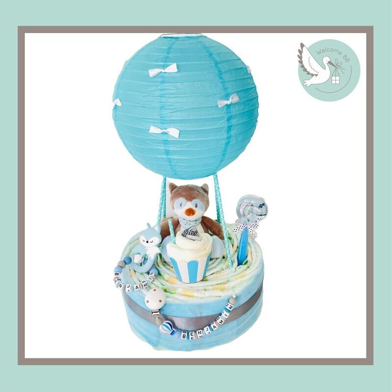 Gâteau: Montgolfière