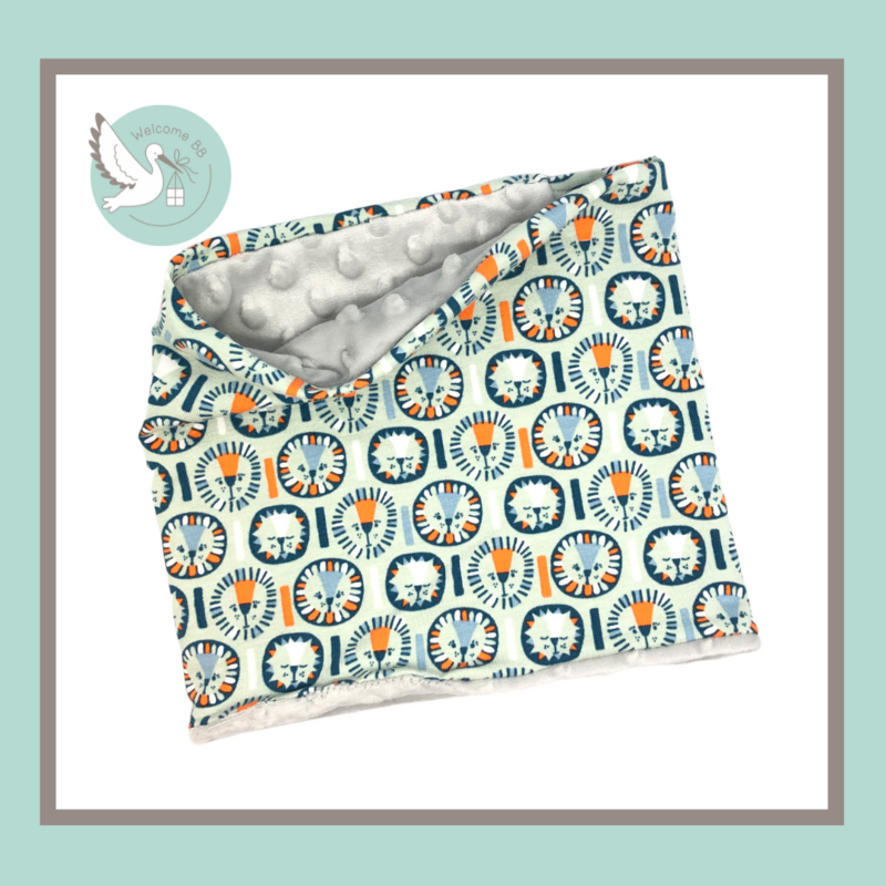 Tour de cou chaud: Lion menthe