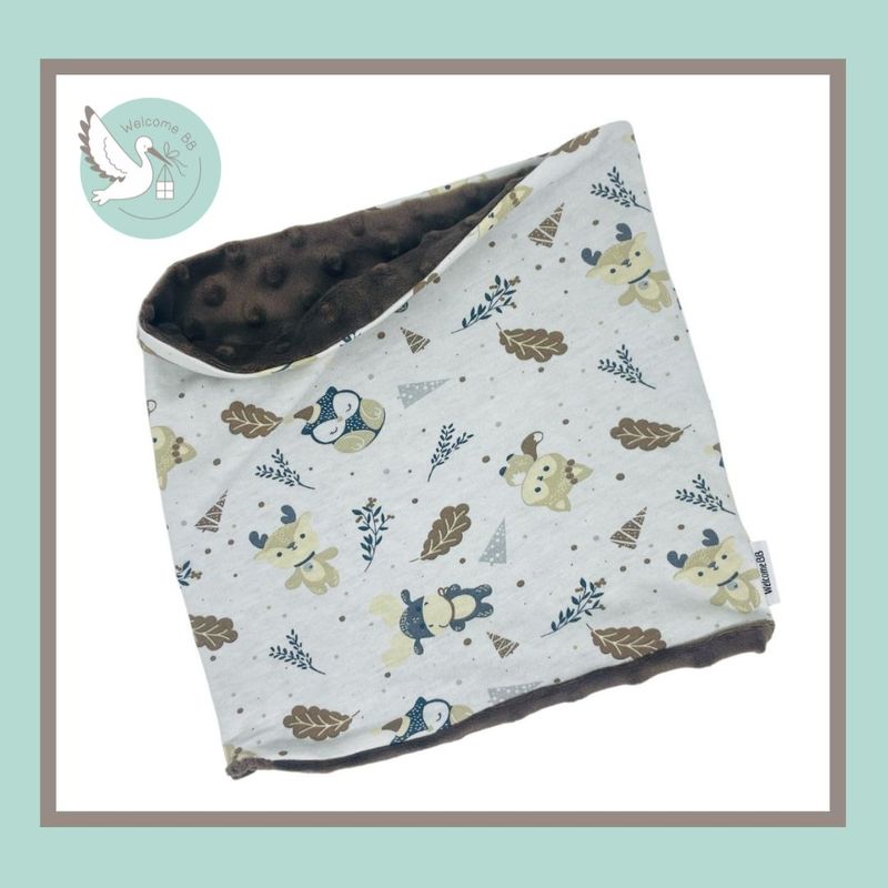 Tour de cou chaud: Animaux de la forêt 3-6 ans