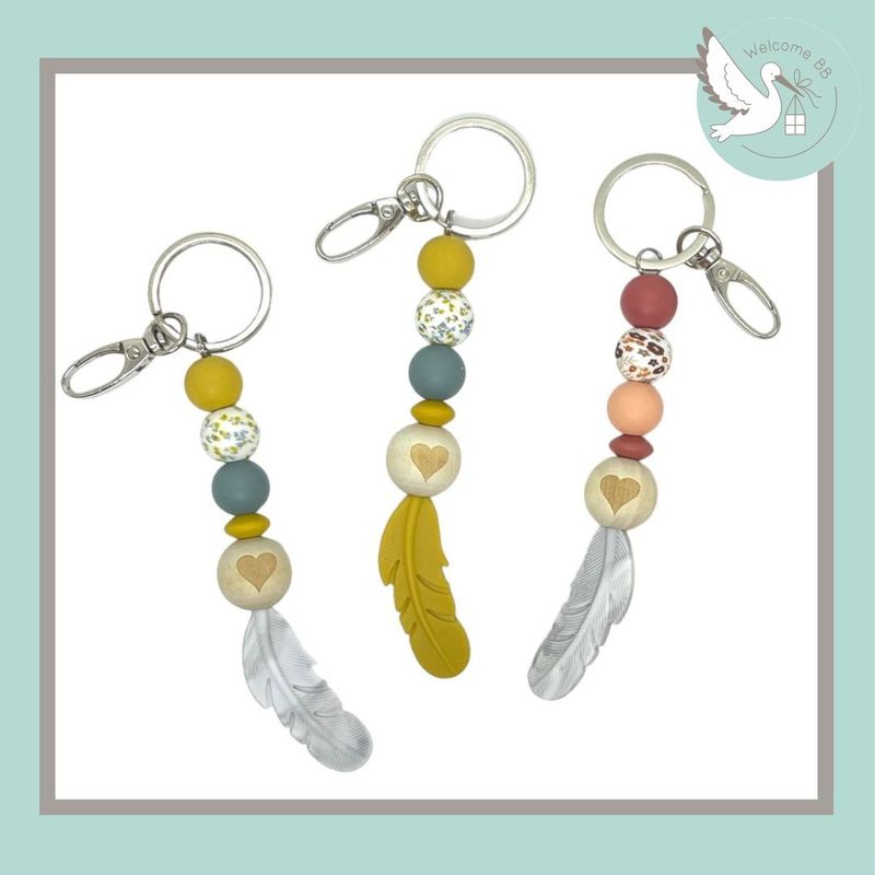 Porte-clés: Bohème fleurie Porte-clés: Bohème fleurie