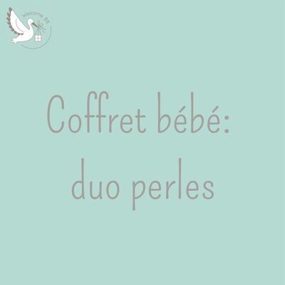 Showroom : Coffret duo perles Showroom : Coffret duo perles