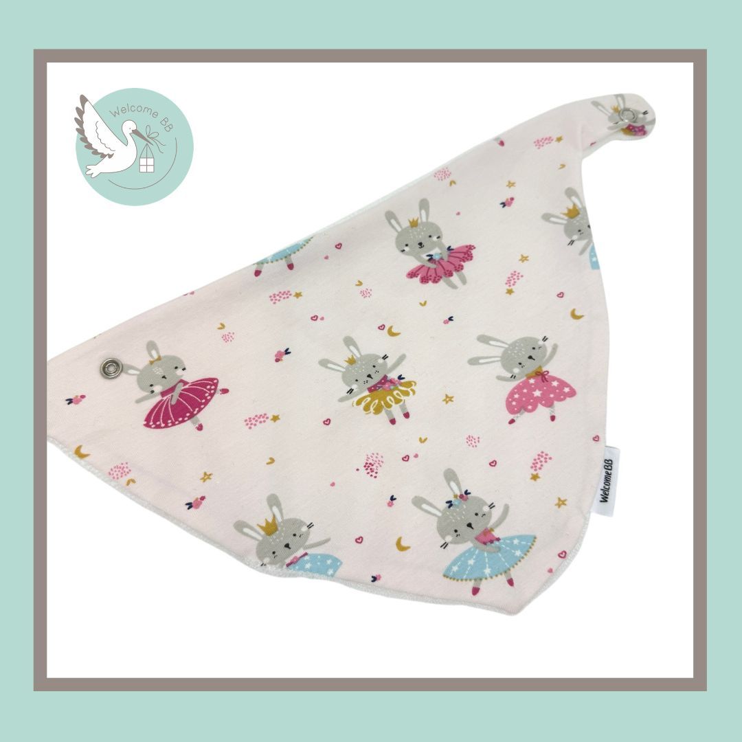 Bavoir: Lapin ballerine