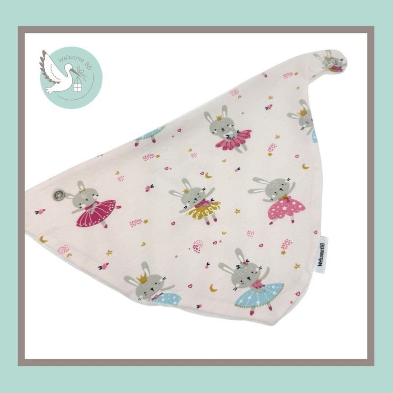 Bavoir: Lapin ballerine