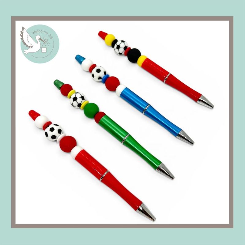 Stylo perles : J'peux pas, j'ai foot ! Stylo perles : J'peux pas, j'ai foot !