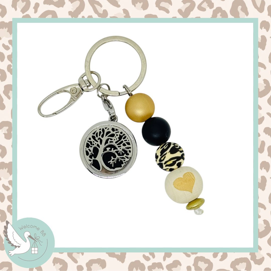 Porte-clés diffuseur : Léopard