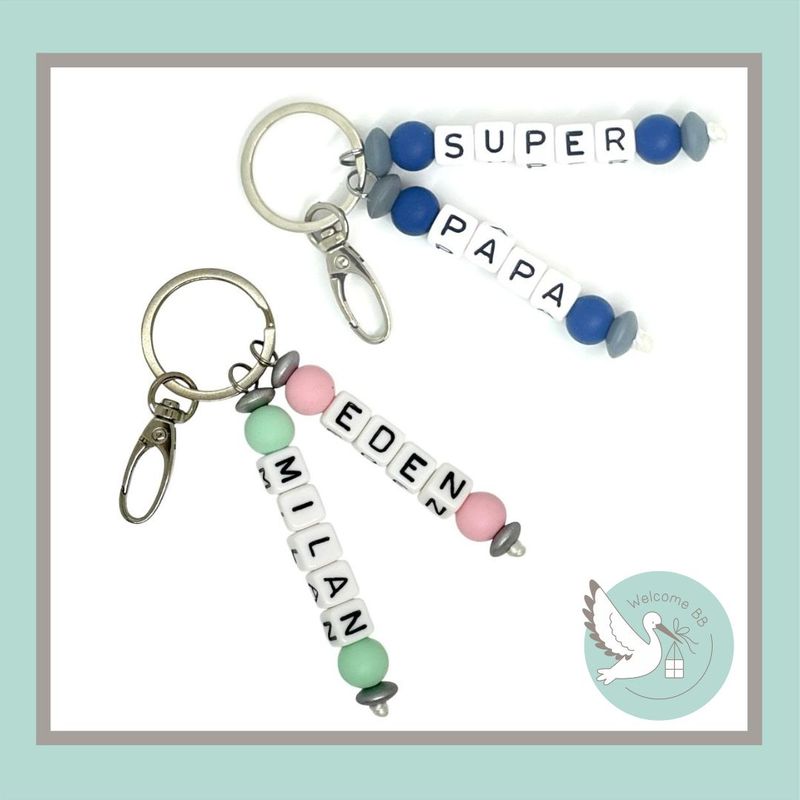 Porte-clés à texte