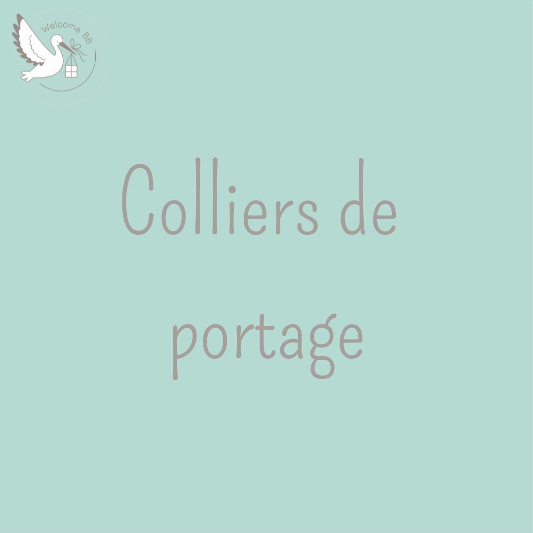 Showroom: Colliers de portage Showroom: Colliers de portage