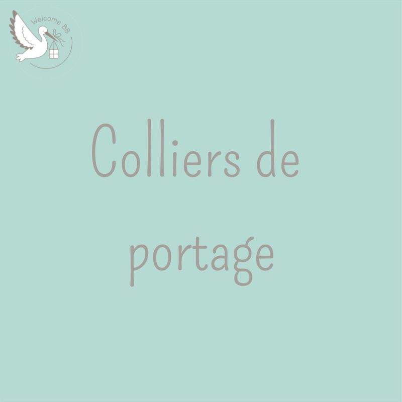 Showroom: Colliers de portage Showroom: Colliers de portage