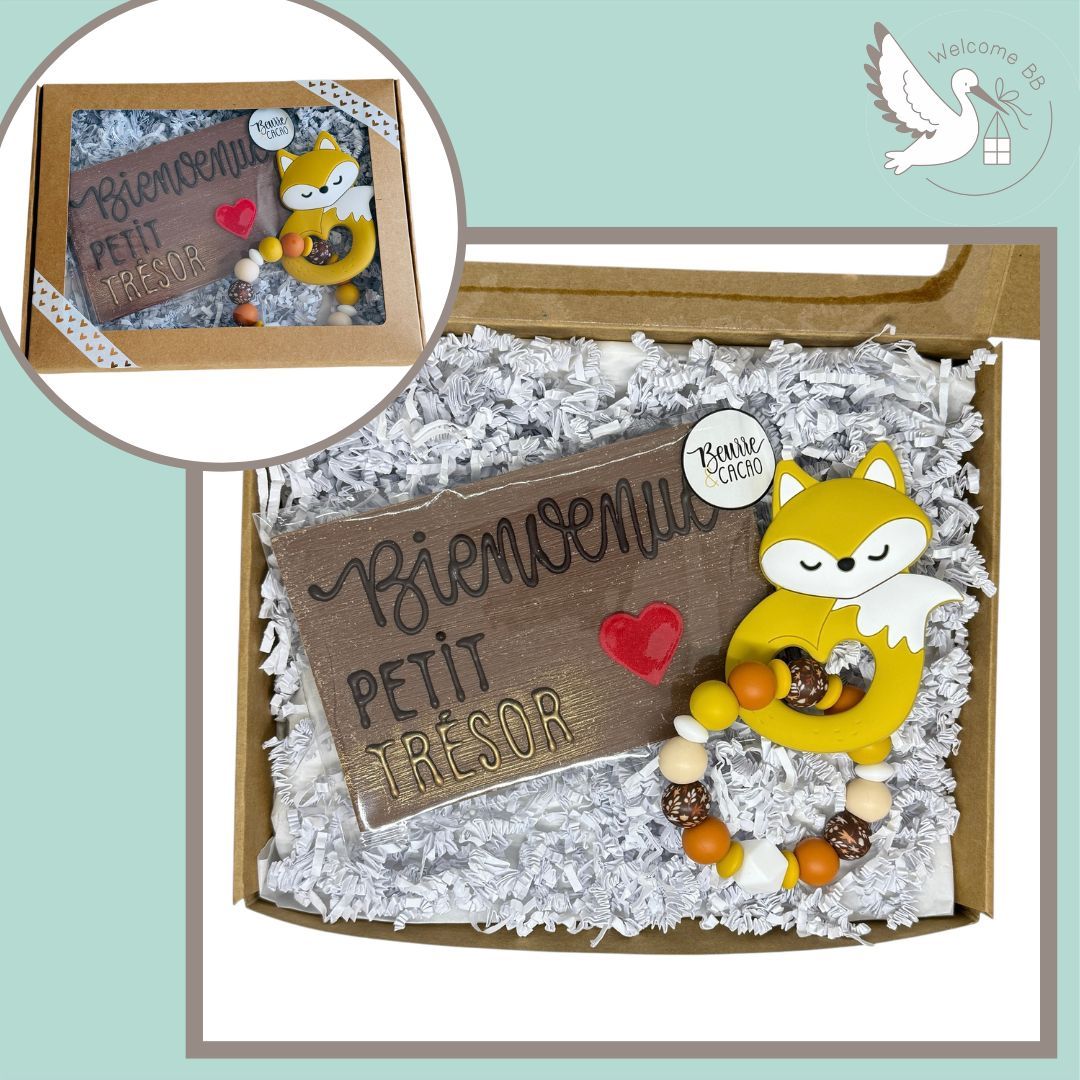 Coffret naissance gourmand : ANIMAUX DE LA FORET Coffret naissance gourmand : ANIMAUX DE LA FORET