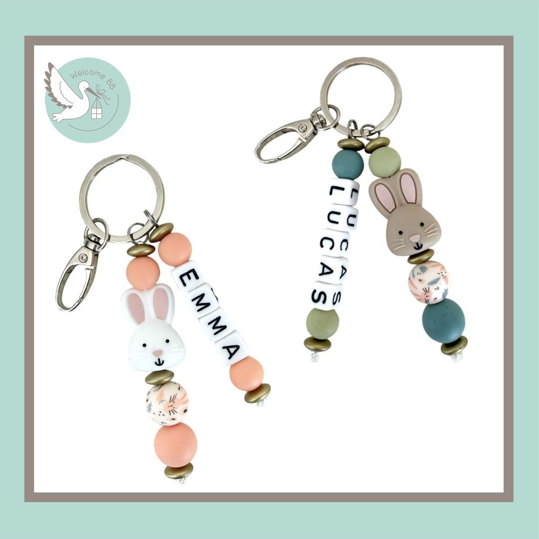 Porte-clés à motif 3D - LAPIN Porte-clés à motif 3D - LAPIN