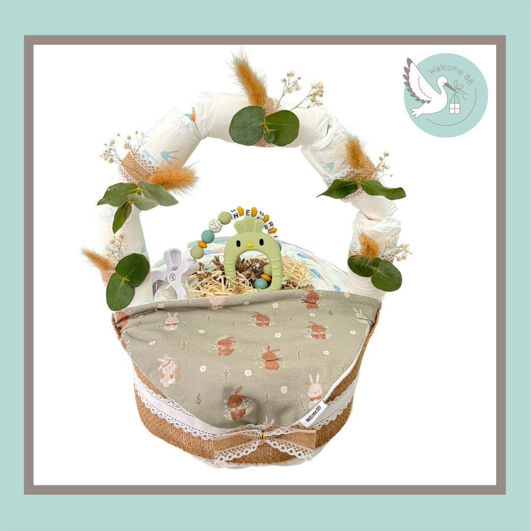 Gâteau de couches - PANIER printanier