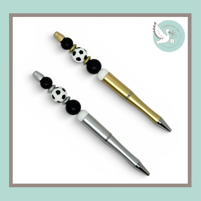 Stylo perles : prof de sport - FOOT Stylo perles : prof de sport - FOOT