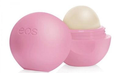 Увлажняющий и питательный бальзам для губ EOS клубничный сорбент
