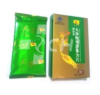 Таблетированный Американский женьшень без добавок Hongfuloi shugar free American Ginseng tablets