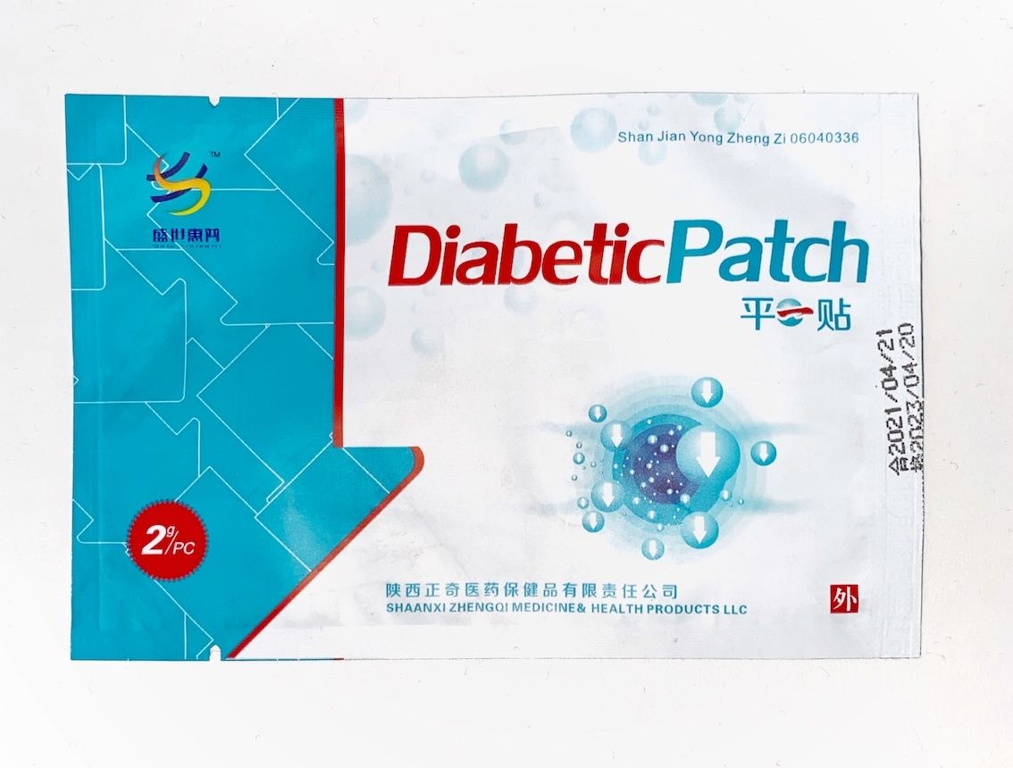 Скидка! Исходит срок реализации! Пластырь от диабета Blood Sugar (Diabetic) Plaster (Zhengqitong Ping Tie)