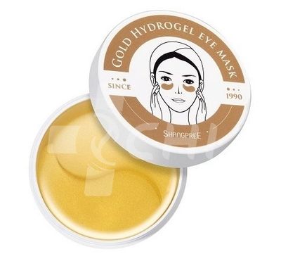 Гидрогелевые патчи для век под глаза с золотом Gold Hydrogel Eye mask (60 шт) / Shangpree / Корея