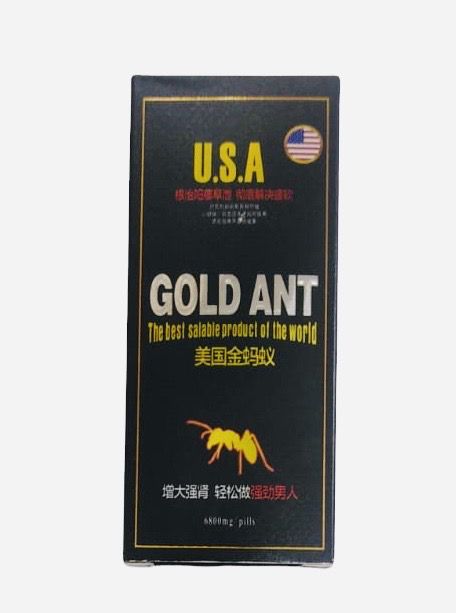 Золотой муравей, Gold Ant, возбуждающие таблетки для мужчин, повышение либидо, мужская виагра, для повышение потенции