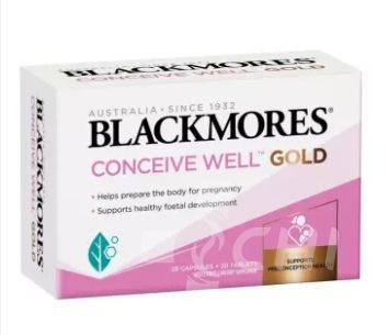 Витаминный комплекс зачатие/беременность (28 табл.+28 капсул) Conceive Well Gold / Blackmores /Австралия