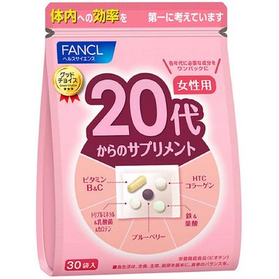 Комплексные витамины Фанкл для женщин 20+ (30 дн.) / FANCL / Японский БАД