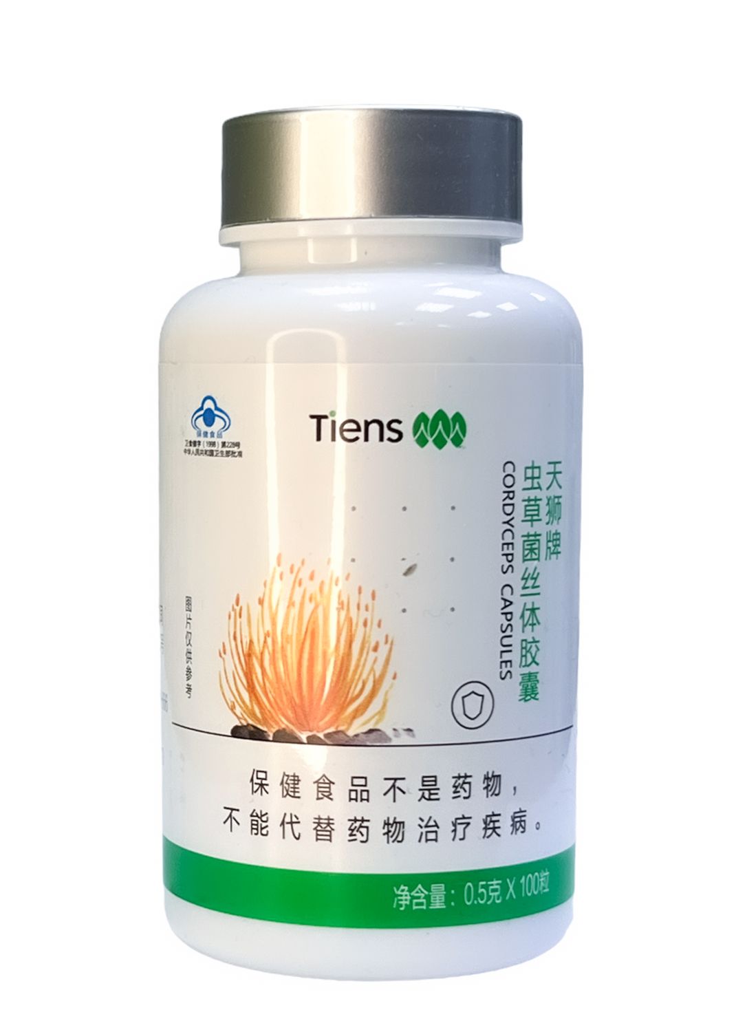 Кордицепс фирмы "Тяньши" в капсулах 100 шт. (Cordyceps Tiens) 
