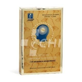 Капсулы для мозга с грибами "Линчжи и Кордицепс" Ликэ (League)